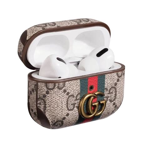 gucci gg supreme airpods pro case|luxury case for airpod pro.